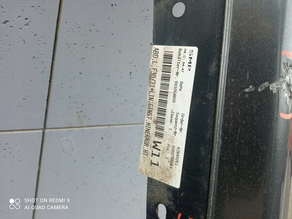 фото №9, Молдинг порог левая bmw f30 b39 mineralgrau