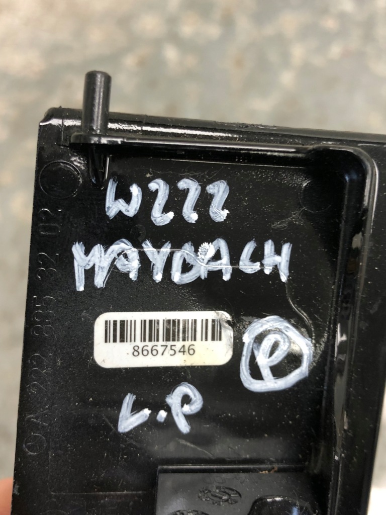 фото №9, Заглушка решетка левый перед mercedes maybach w222 a2228853202