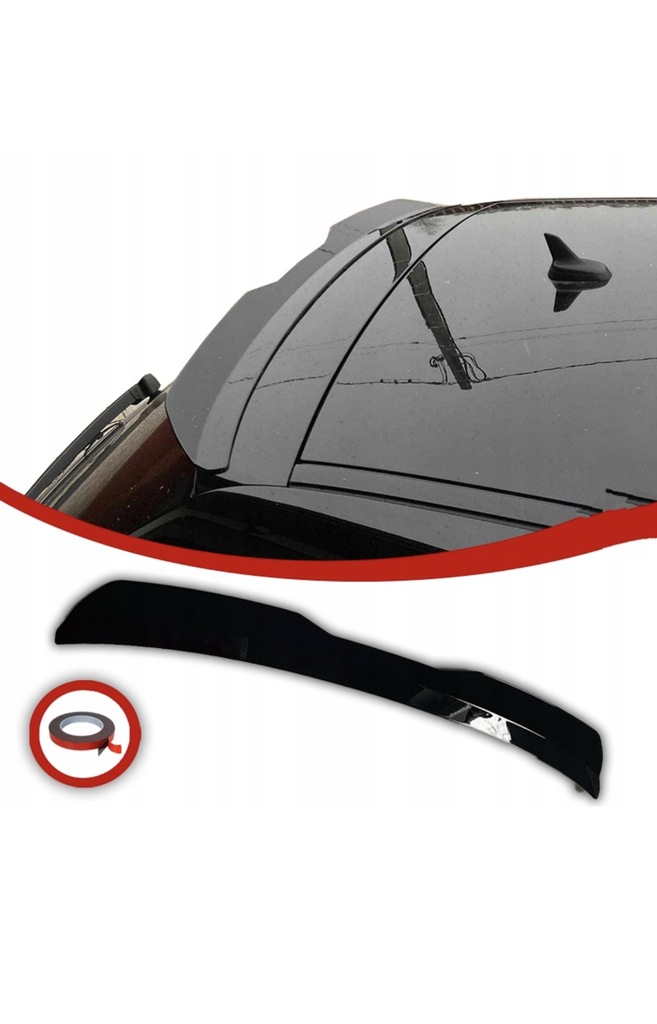 фото №1, Audi a3 8p спойлер спойлер накладка задняя 3 i 5 дверь чёрный блеск