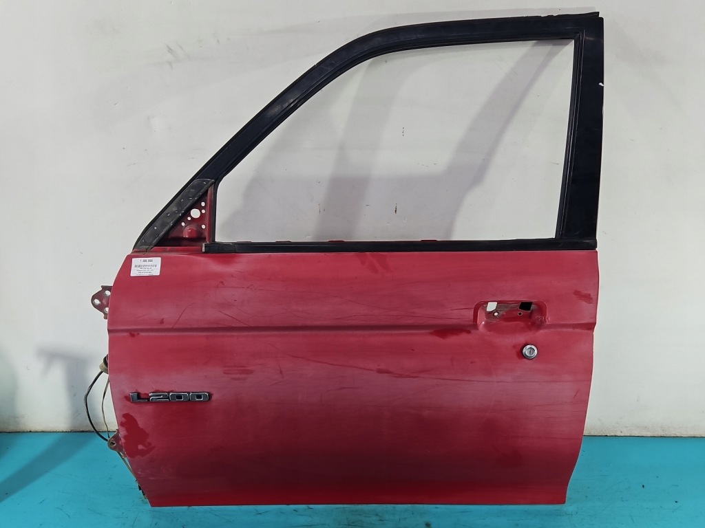 фото №1, Двері перед ліва mitsubishi l200 96-01 червоний