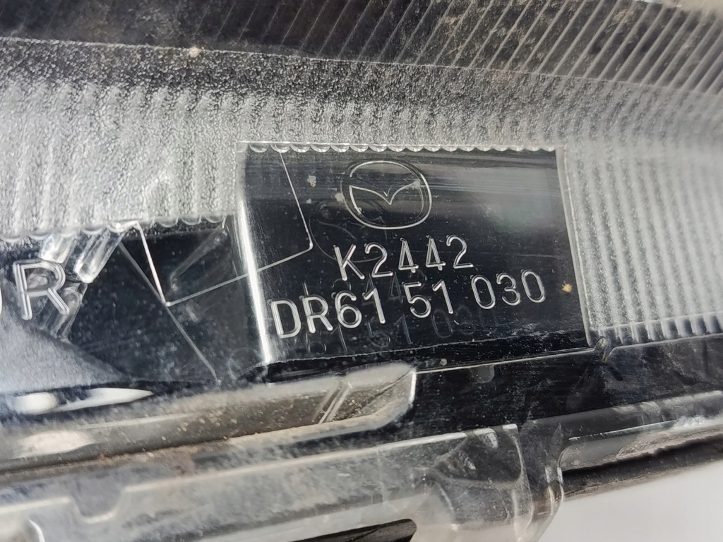 фото №8, Фара лампа правый перед передняя mazda 2 ii k2442dr6151030