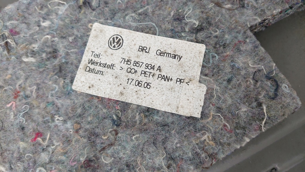 фото №7, Vw t5 бардачок пасажира сітка 7h5857934a 7h0858917