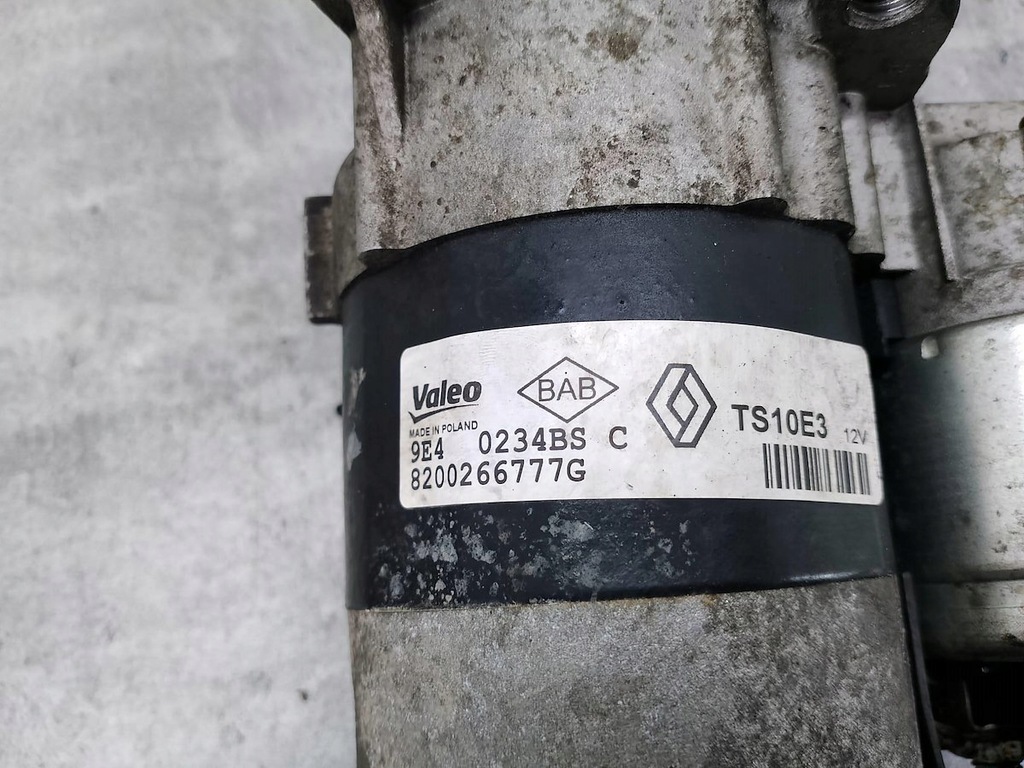 фото №5, Стартер dacia duster 8200266777g ts10e3 1.6 16v