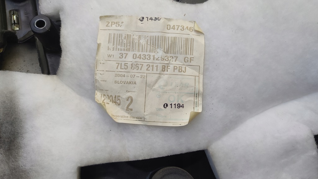 фото №8, Обшивка дверь левый задняя porsche cayenne 7l5867211