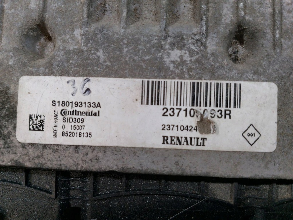 фото №6, Бортовой компьютер, блок управления renault master iii s180193133a 2.3 dci