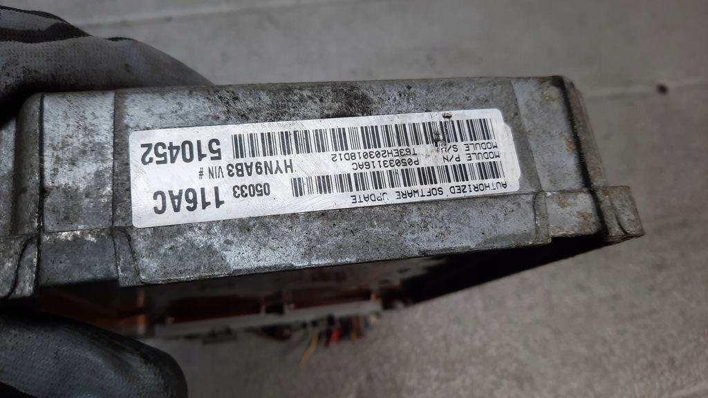 фото №5, Бортовий комп'ютер двигуна chrysler pt cruiser