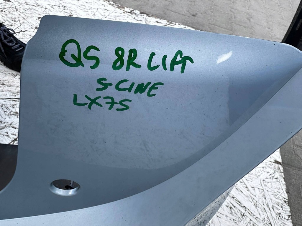 фото №10, Q5 8r lift s-line бампер задняя задний pdc серебристый lx7s