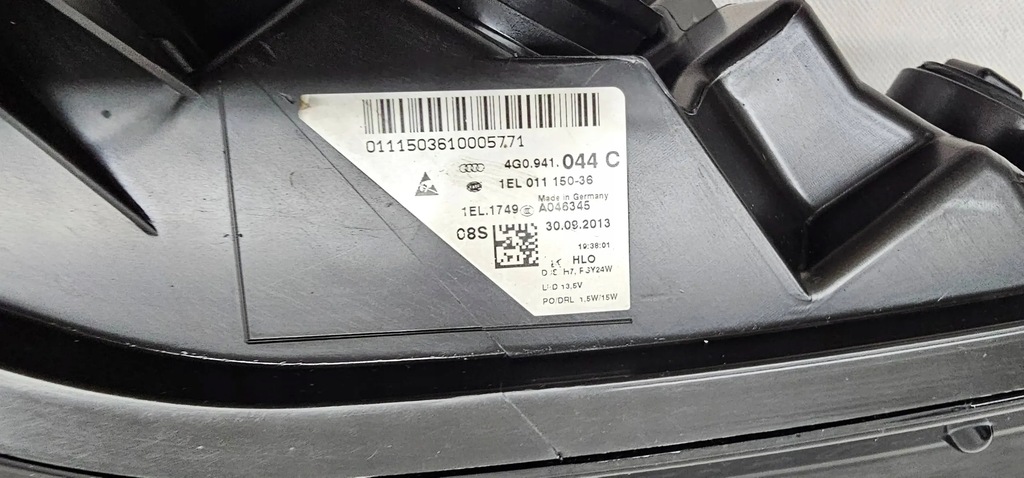 фото №9, Audi a6 c7 4g0 лампа перед передня права bi ксенон kompletny 4g0941044c