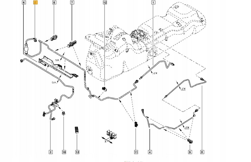 Пального шланг помпа renault master iii 2.3dci Недорого