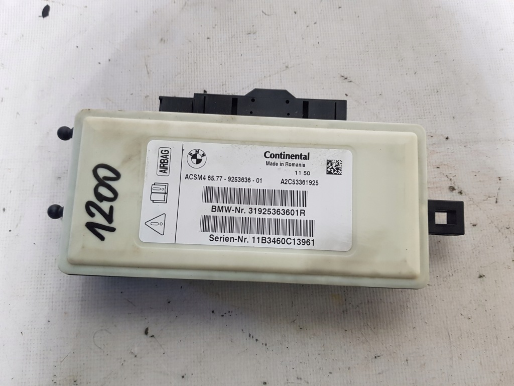 Купити Модуль блок керування датчик подушка безпеки bmw x3 f25 9253636