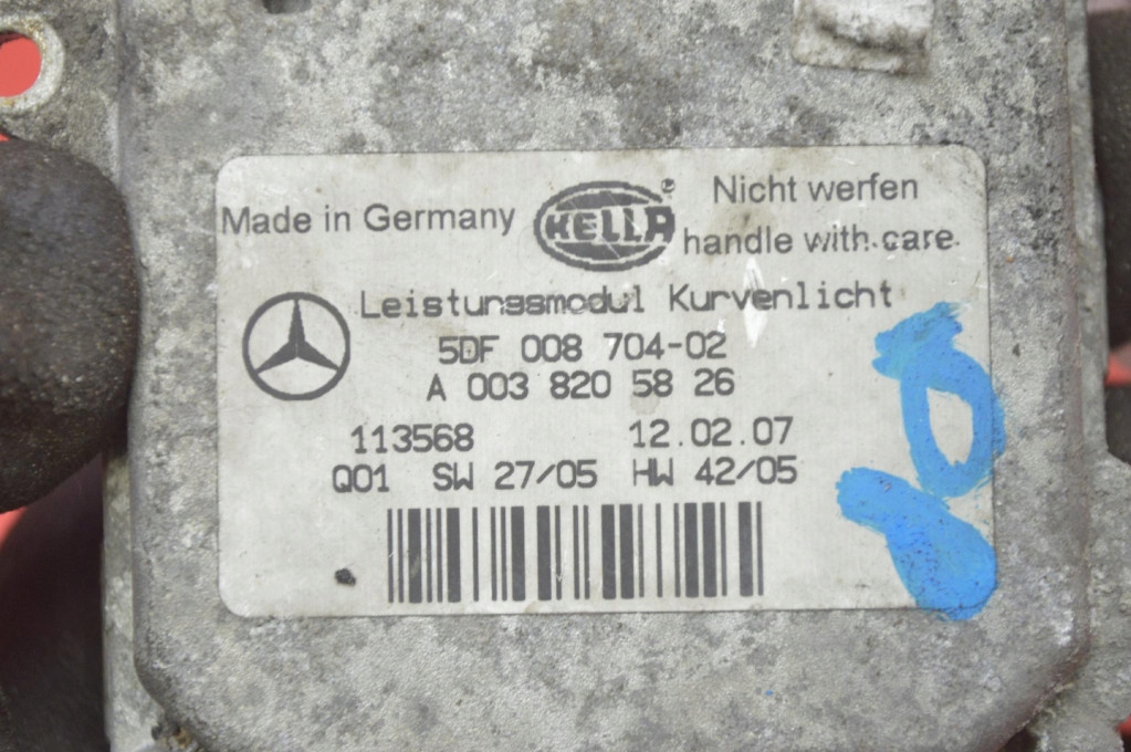 фото №8, Блок управления модуль поворота правый a0038205826 mercedes gl x164 06-09