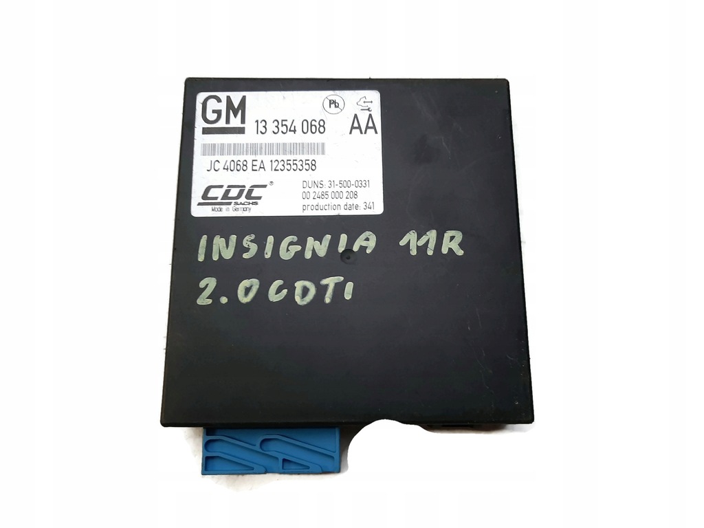 фото №1, Opel insignia модуль підвіска 13354068