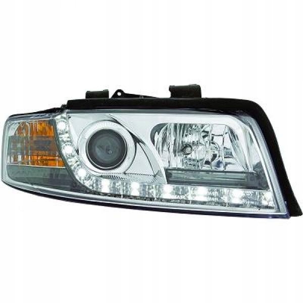 Купить Фонари перед audi a4 b6 2000-2004 clear/chrom led