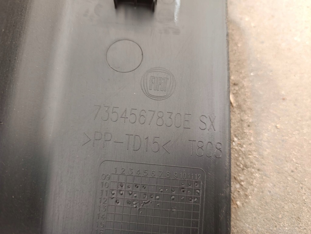 Fiat doblo 2 maxi обшивка обивка багажника задний  левая 7354567830e Цена