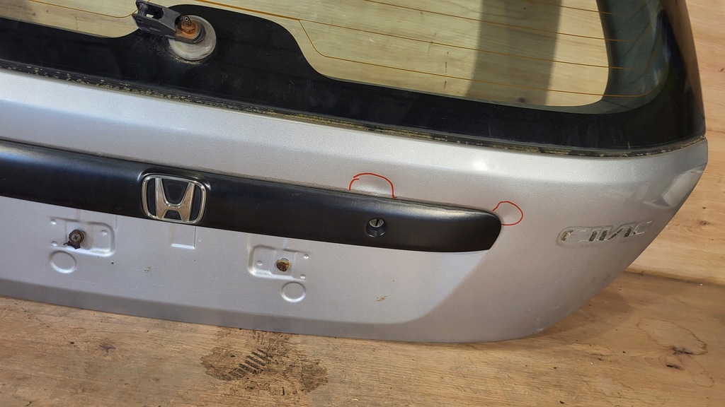 фото №8, Кришка багажника багажника honda civic vii 7 01-04 hb 3d nh623m