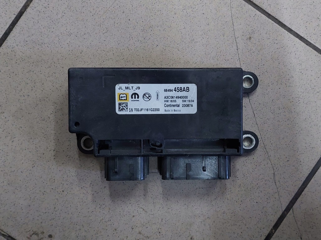 фото №1, Датчик датчик подушки безопасности подушка безопасности jeep wrangler jl 68494458ab