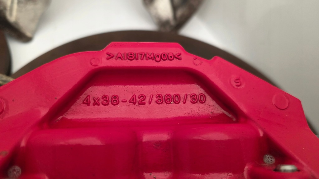 Гальмівні диски гальмівні супорти перед задній bmw f48 f40 f44 m набір червоні 360/30 в Україні