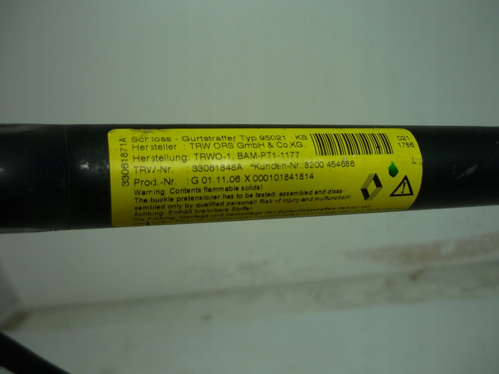 фото №6, Натяжитель поперечина левый перед левый передний renault clio iii 5d 8200454686