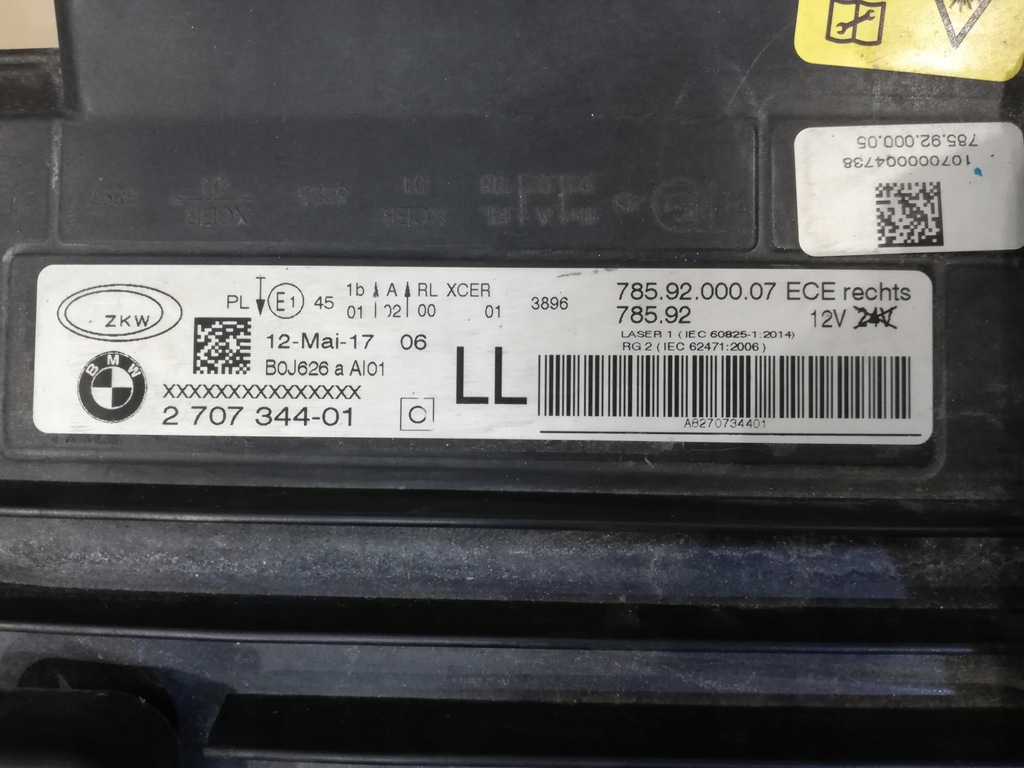 фото №15, Bmw i8 i12 i15 лампа перед права laser 7446810