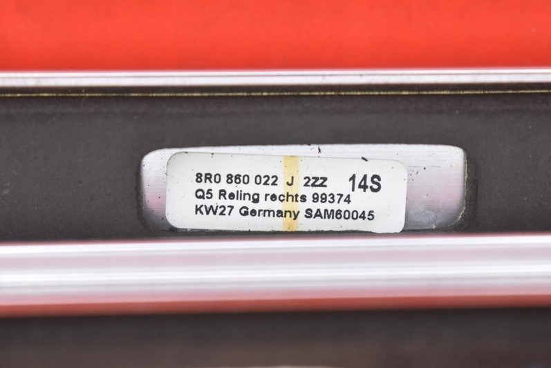 фото №11, Рейлинг рейлинги кровельные комплект хром 8r0860022j audi q5 8r lift 12-17