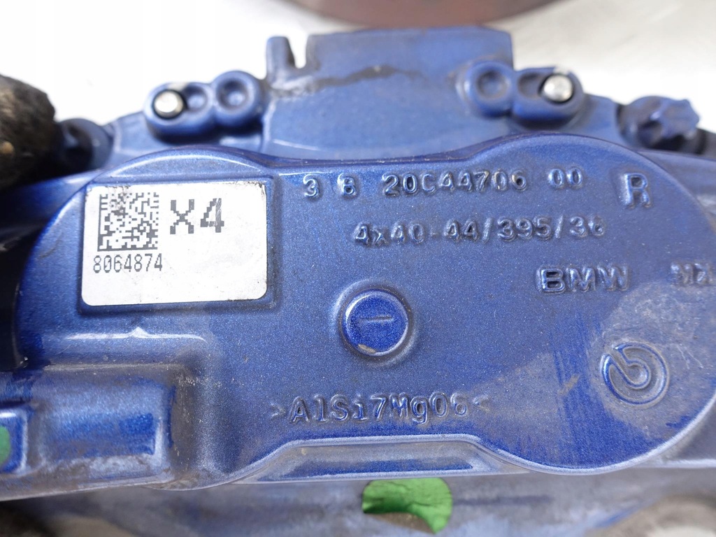 фото №12, Bmw x3m x4m f97 f98 тормозные диски суппорты тормозные колодки m-blau