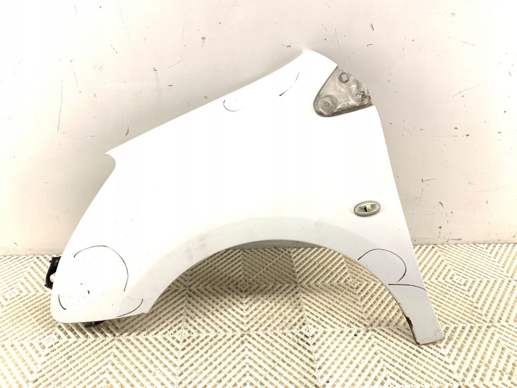 фото №1, Крыло левый перед citroen berlingo ii minivan лак белый banquise