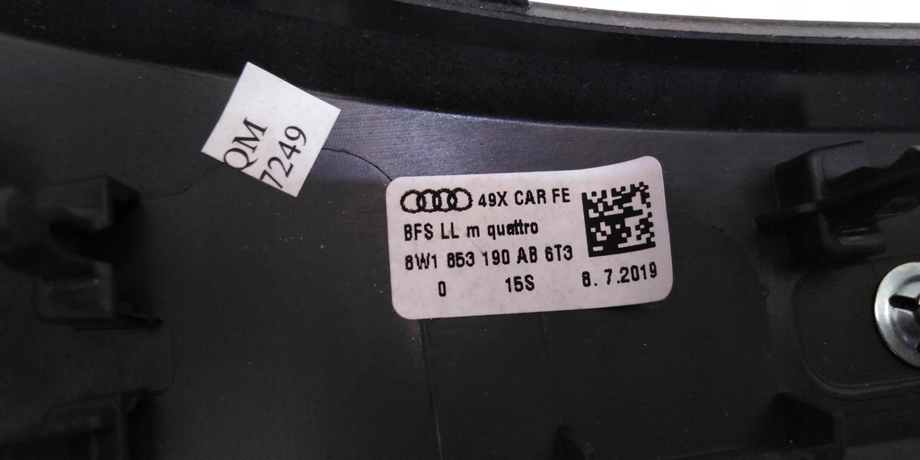 фото №13, Audi a5 8w молдинг декоративная dekor консоли карбон 8w1853190ab