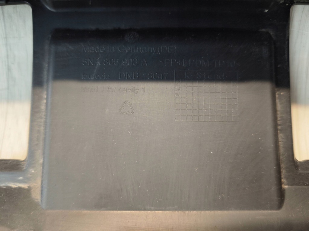 фото №13, Vw tiguan ii 2 накладка спойлер бампера перед 5na805903a