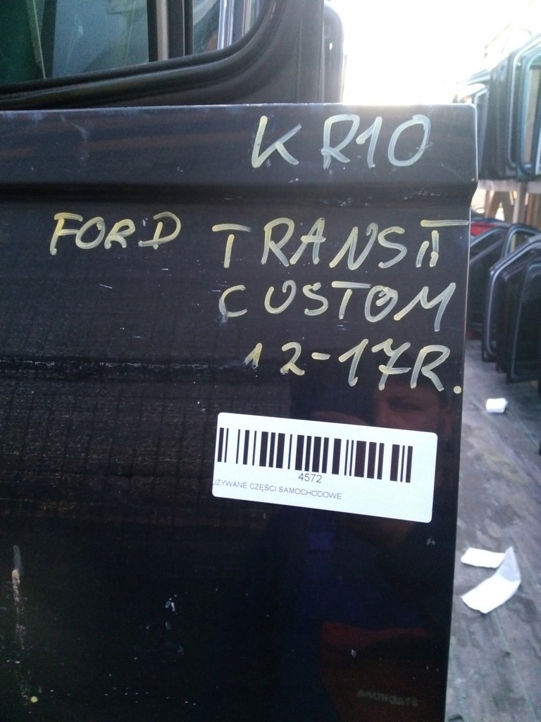 фото №8, Дверь левый bok боковой сдвижные ford transit custom 12-17r