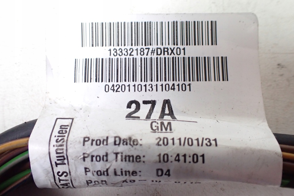 фото №6, Жгут крышки багажника opel meriva b ii