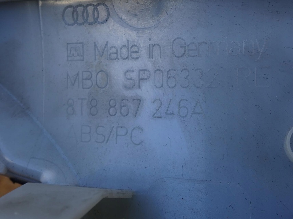 фото №7, Audi a5 8t 8t8 5d sportback обшивка захист стійка c задня задні комплект