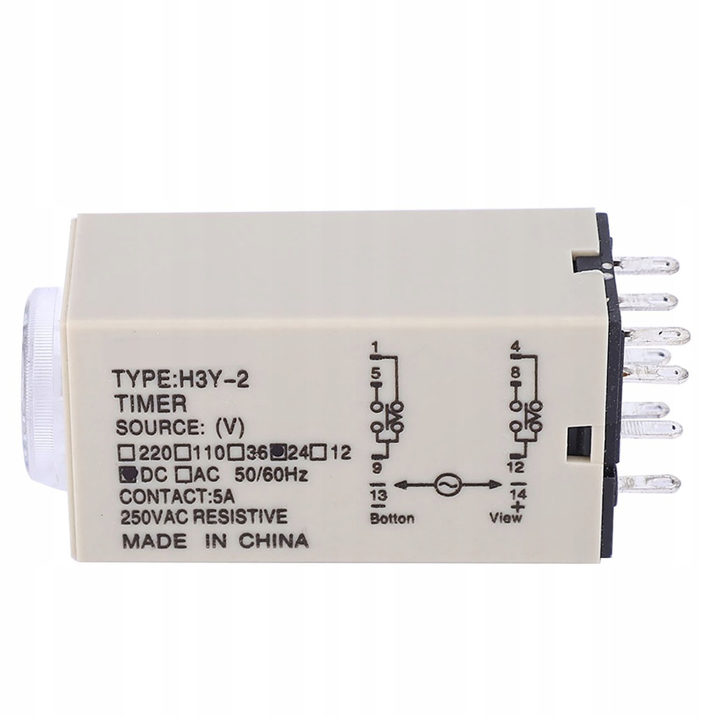 фото №12, Реле часовий таймер opóźnienia 0-3 minuta