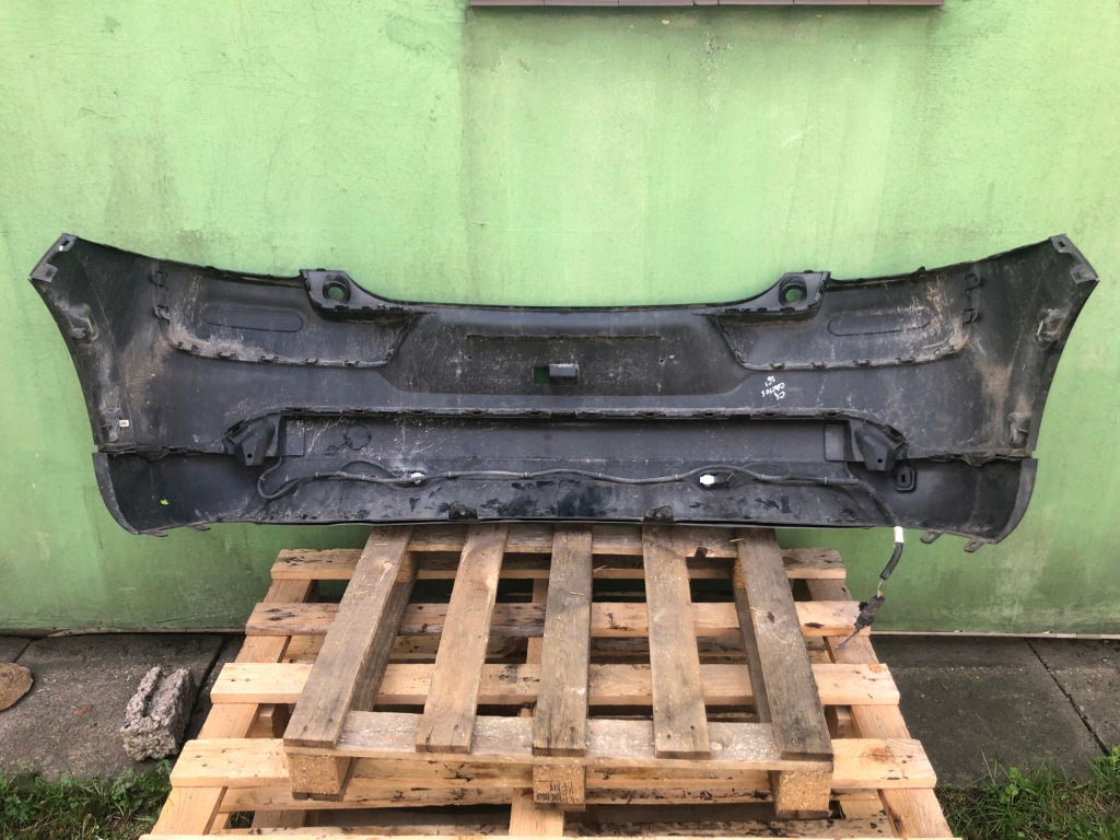 Бампер задній задній citroen c4 cactus 14- pdc датчики чорний комплектний Доставка