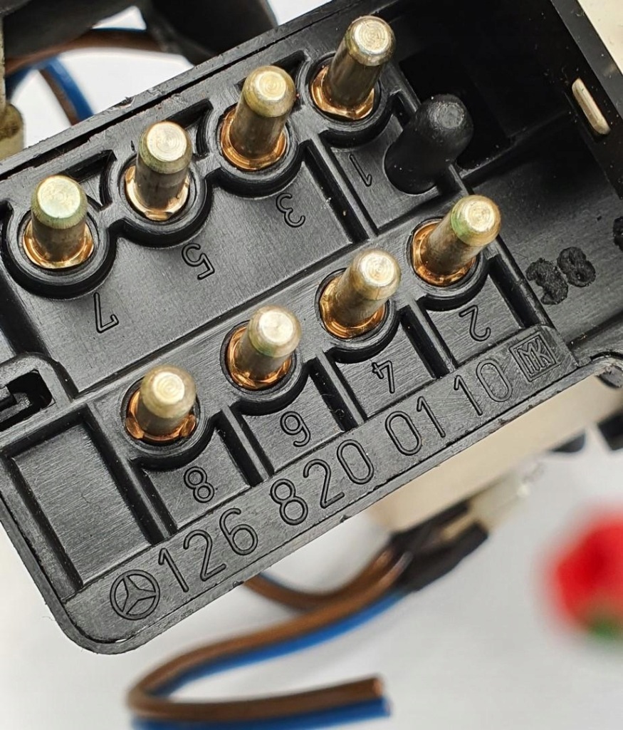 фото №10, Панель керування вентиляція mercedes w126 1268330014