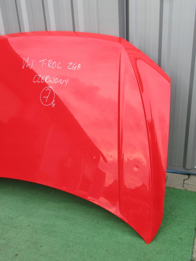 фото №4, Vw t roc t-roc troc 2ga капот крышка czerwona 2ga823031a 2ga823155a
