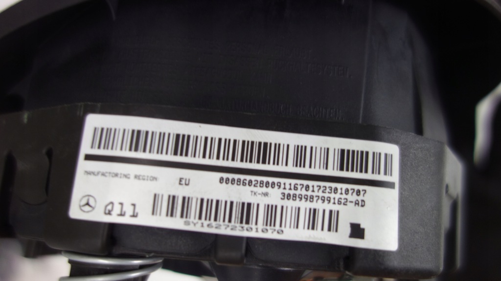 фото №6, Mercedes c w205 панель приладів консоль подушка безпеки оригінал