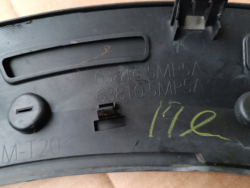 фото №9, Nissan ariya молдинг накладка na крыло правый перед передний 63816 5mp5a