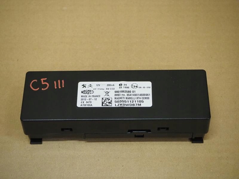 фото №1, Модуль навигации bluetooth citroen c5 iii