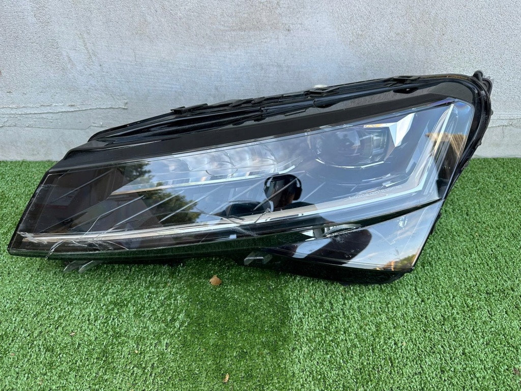 Фара skoda superb 3 рестайлинг  full led левый перед европа 3v1941015d Оригинал