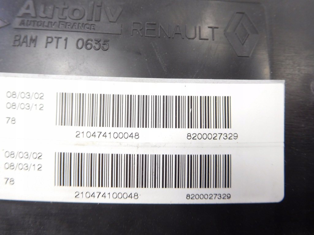 фото №8, Renault megane i подушка подушка безпеки сидіння 8200027329