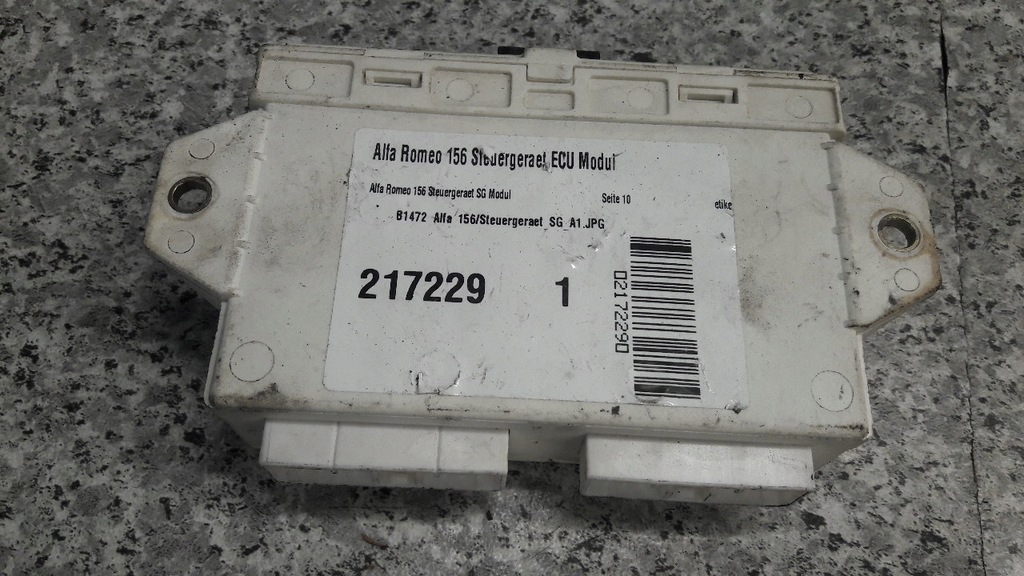 фото №1, Модуль комфорта alfa romeo оригинальный номер 60674573