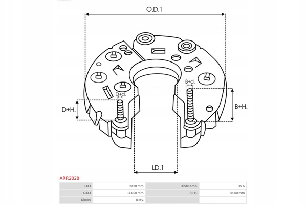 фото №7, Набір ремонтний генератора as-pl