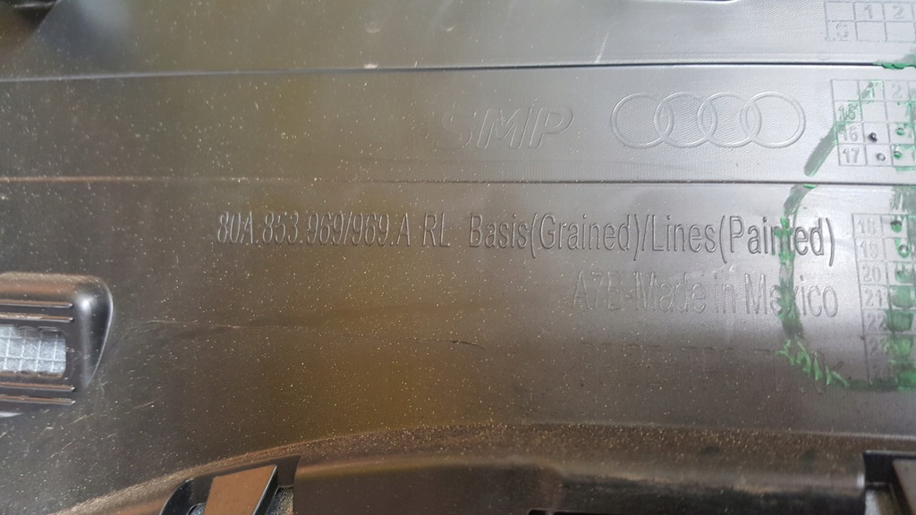 фото №12, Молдинг двері лівий задня audi q5 80a853969a карбон