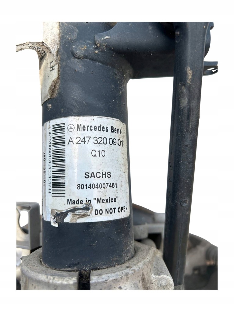 фото №7, Mercedes glb x247 амортизаторна стійка лівий поворотний кулак амортизатор cdi