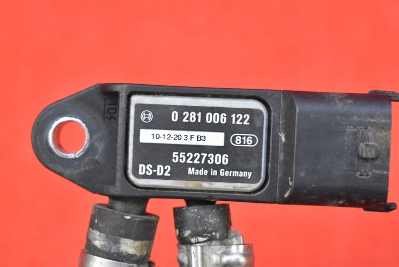 фото №5, Датчик давления выхлопных газов dpf 55227306 alfa romeo mito 1.3 jtdm 95 km 08-18