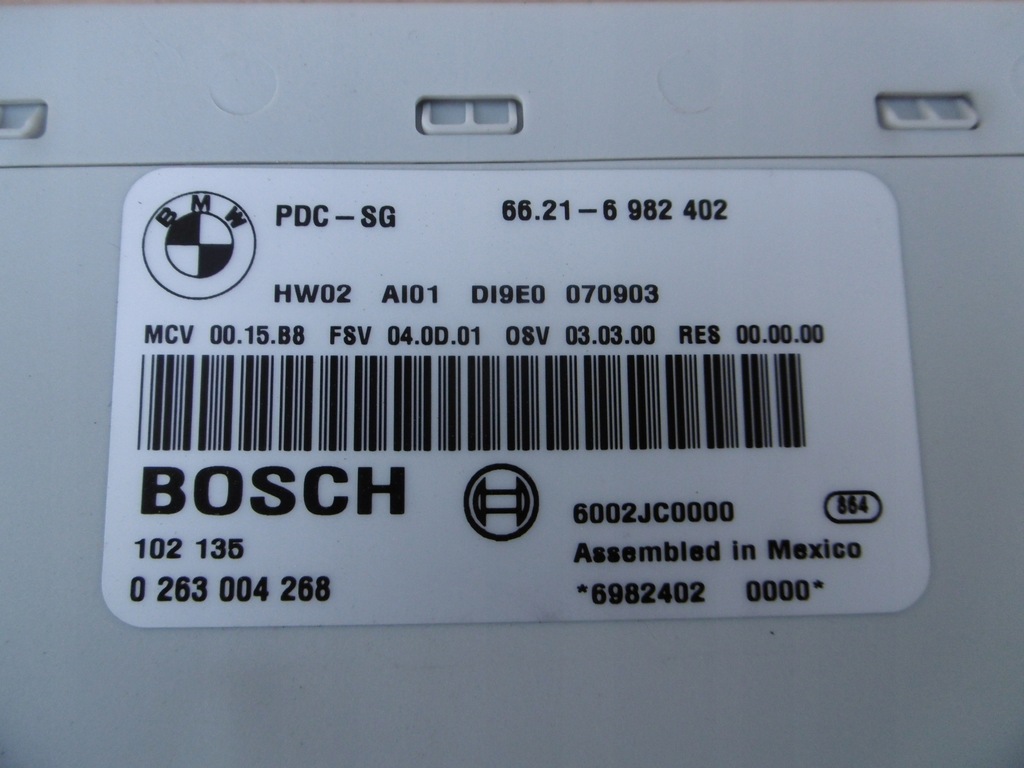 фото №2, Модуль pdc паркування заднього виду bmw e90 e91 e92 e93 e81 e82 e87 e88