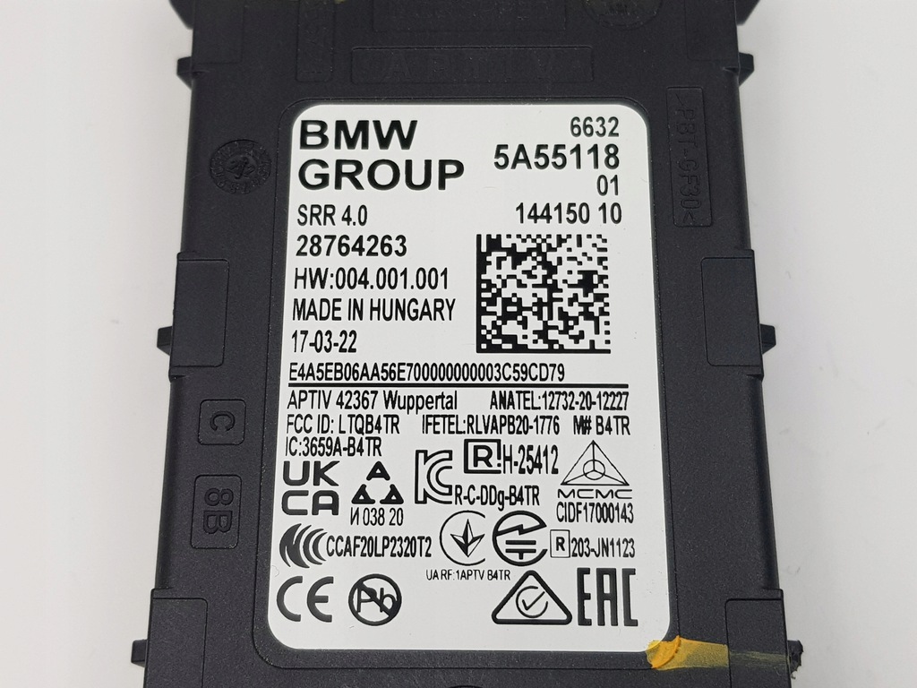 фото №10, Радар датчик асистент перемикання поперечина руху bmw ix i20 g70 5a55118