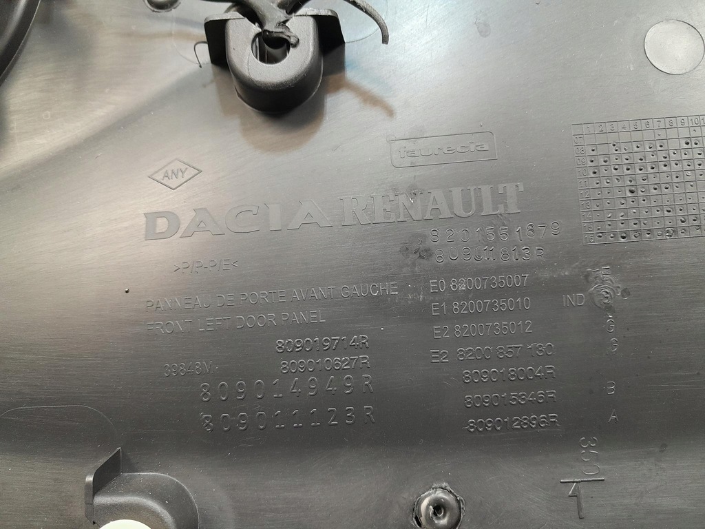 фото №4, Dacia duster i lift оббивка двері перед ліва