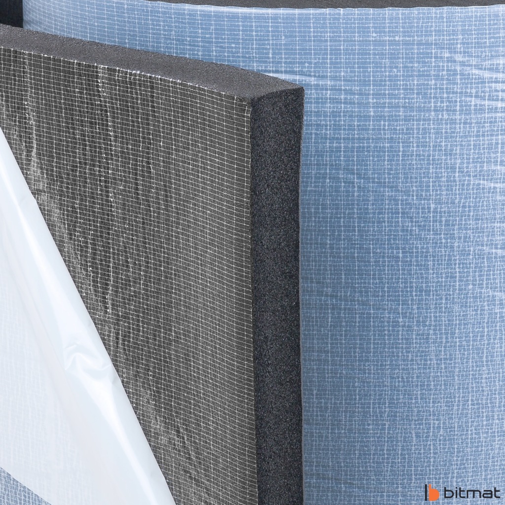 Мат шумоизоляционная пена kauczukowa 50mm с klejem резиновый термоизоляция Доставка