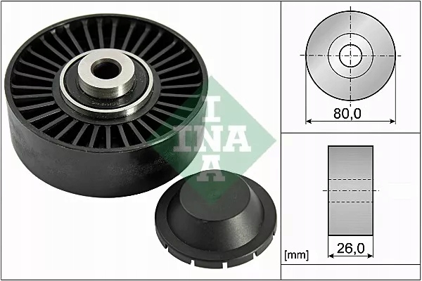 Купити 532037020 ролик напрямна fiat 1.9jtd 80/25mm